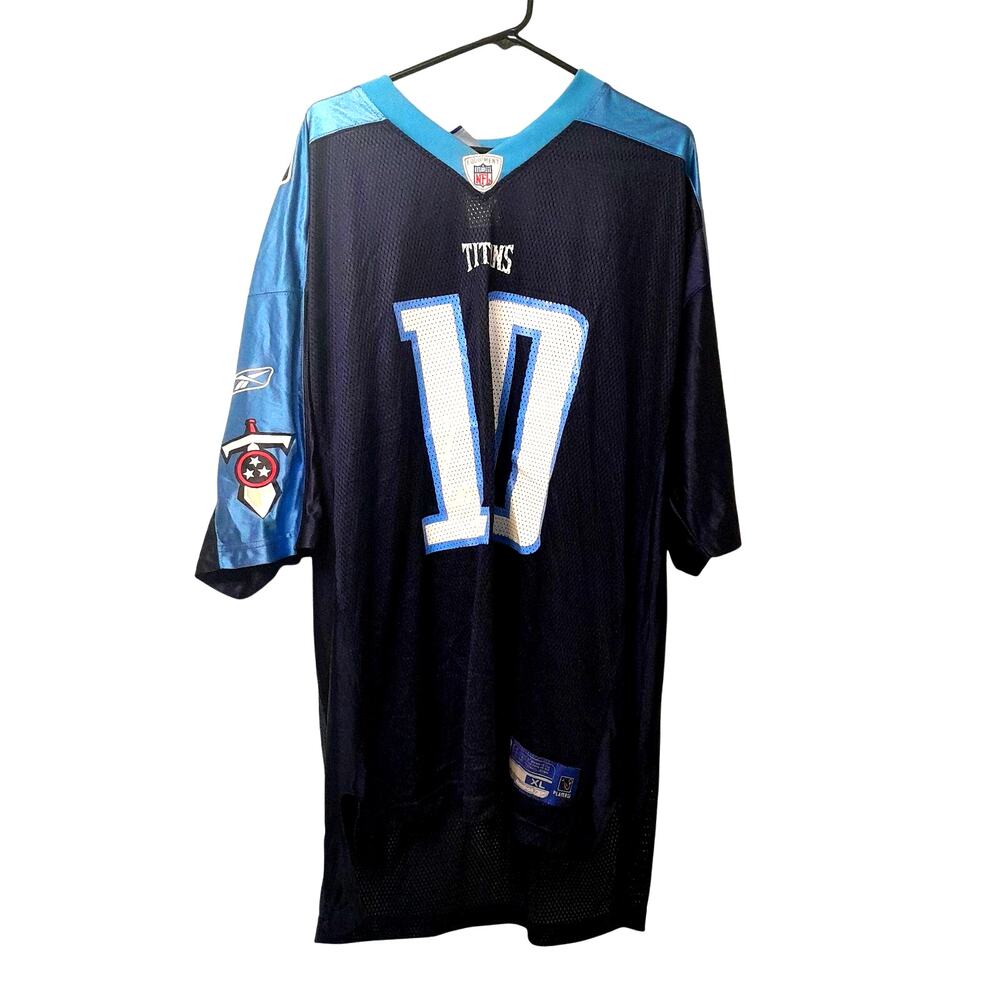 Vintage Tennessee Titans Jersey Mens XL Vince Young #10 Football NFL Reebok New